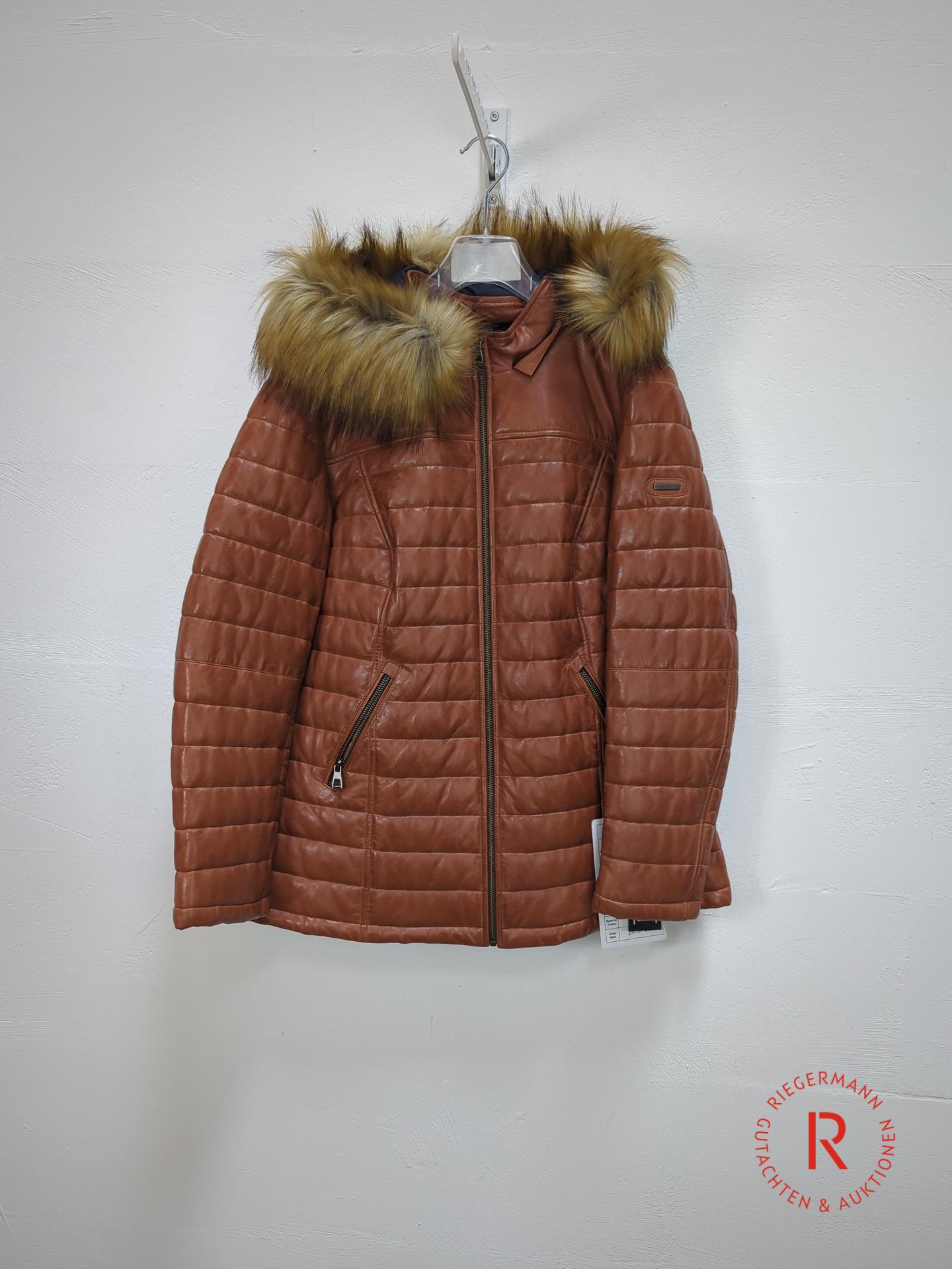 DAMEN LEDERMANTEL GRÖSSE 38